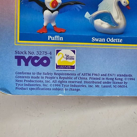 Vintage Tyco The Swan Princess Jean-Bob Speed Miniature Figure Cake Topper 1994 - Picture 8 of 9